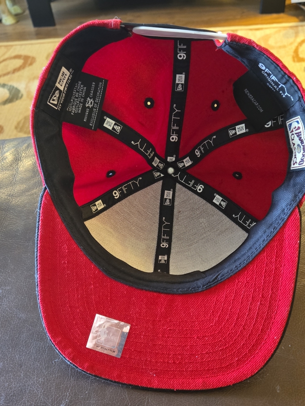 New Era Red and Black 9FIFTY Kids Snapback Hat